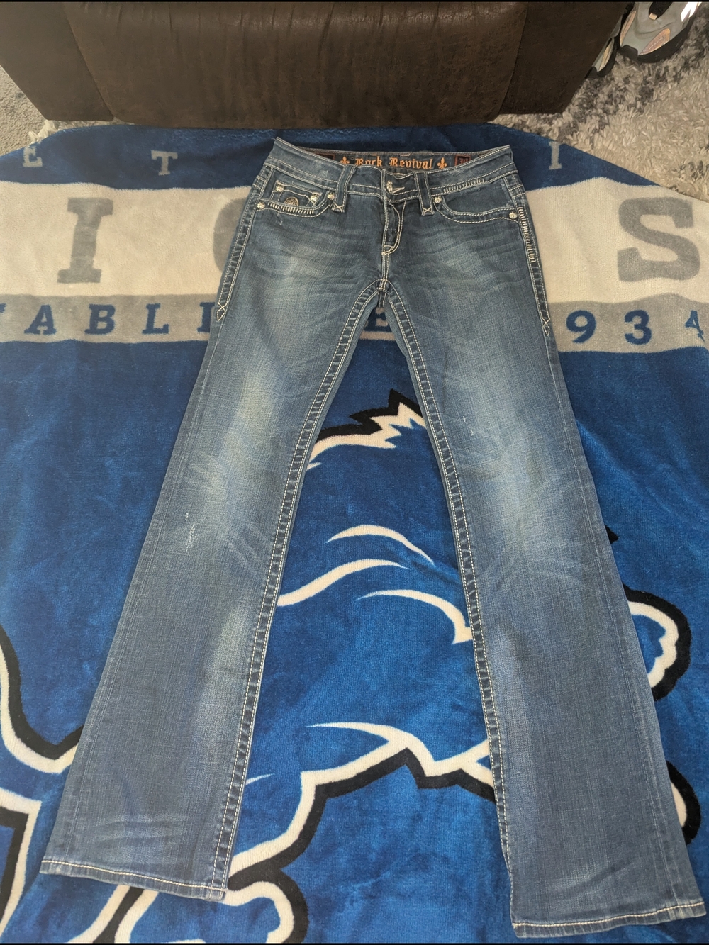 Rock Revival Women's Medium Blue Boot Cut Jeans